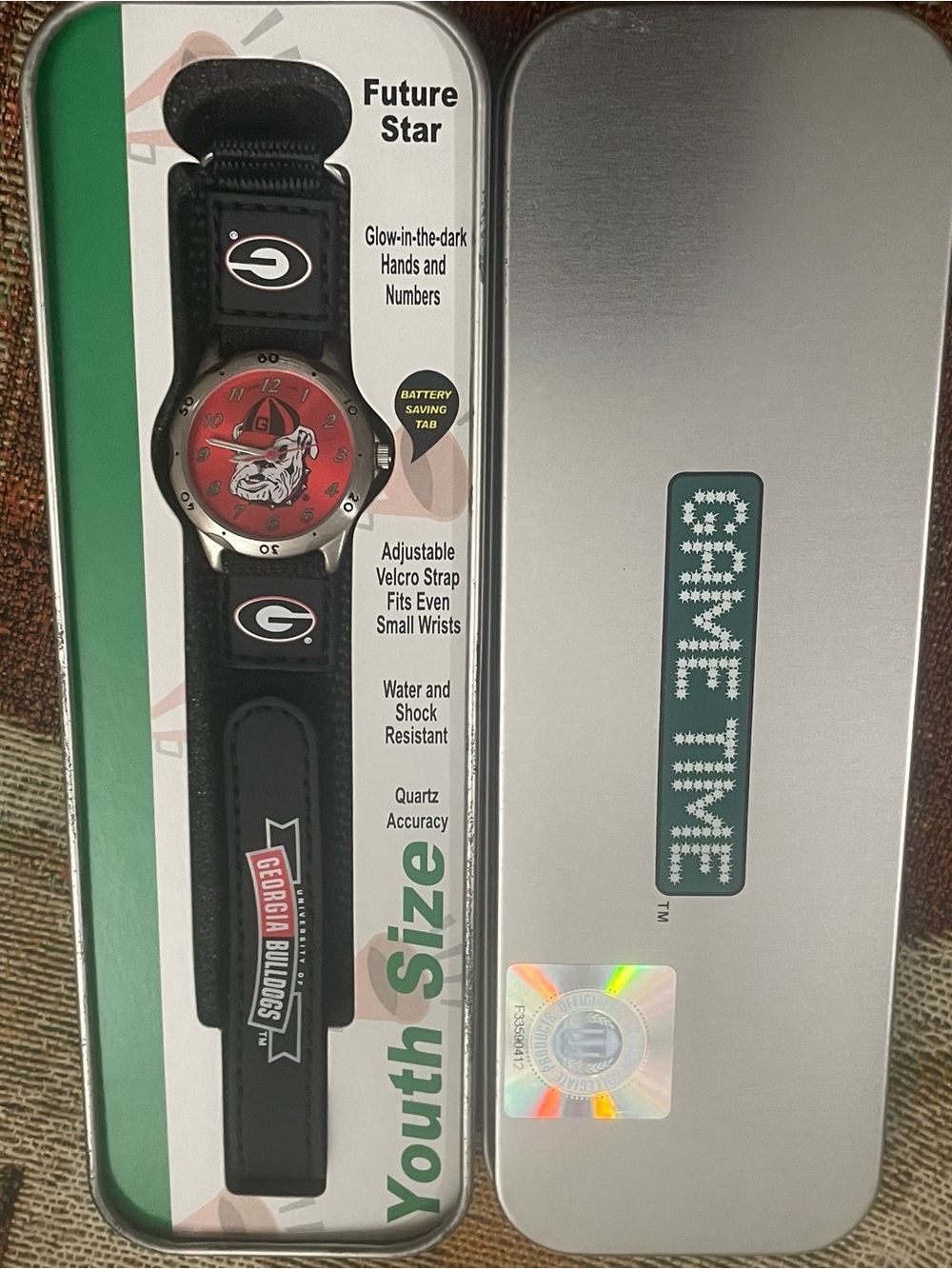UGA Georgia Bulldogs Watch Youth Size by Game Time NEW